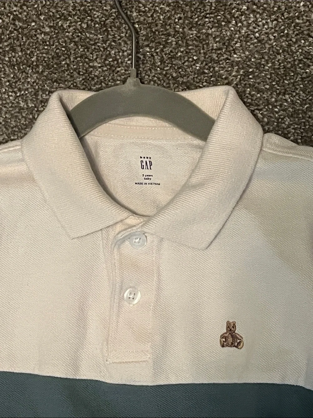 GAP Colorblock Polo Shirt with matching shorts 3T